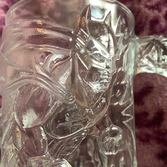 Vintage, Batman,  clear glass mug, Excellent condition - Picture 2 of 5